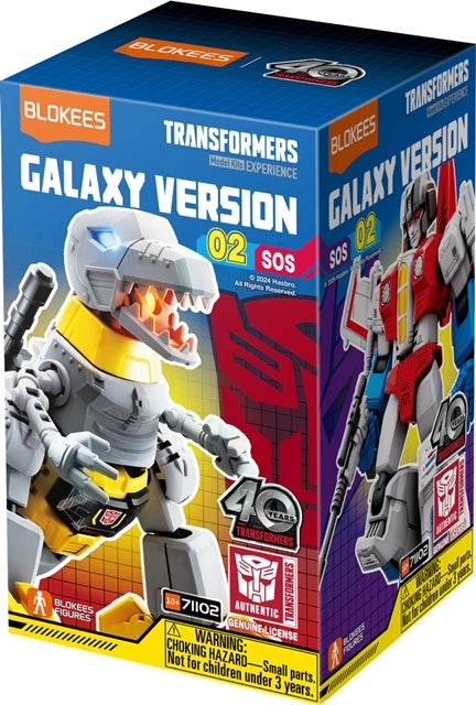 Blokees Blind Box Figures - Transformers Galaxy Version 02 "SOS" (Single Box)
