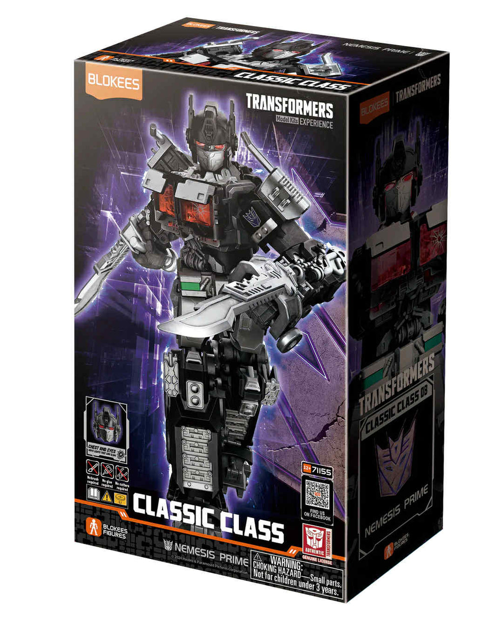 Blokees Figures - Transformers Model Kit Classic Class 08 - Nemesis Prime
