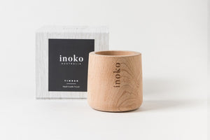 Inoko Small Candle Vessel - Timber