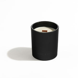 Light & Glo Candle Black Raspberry & Vanilla - Black