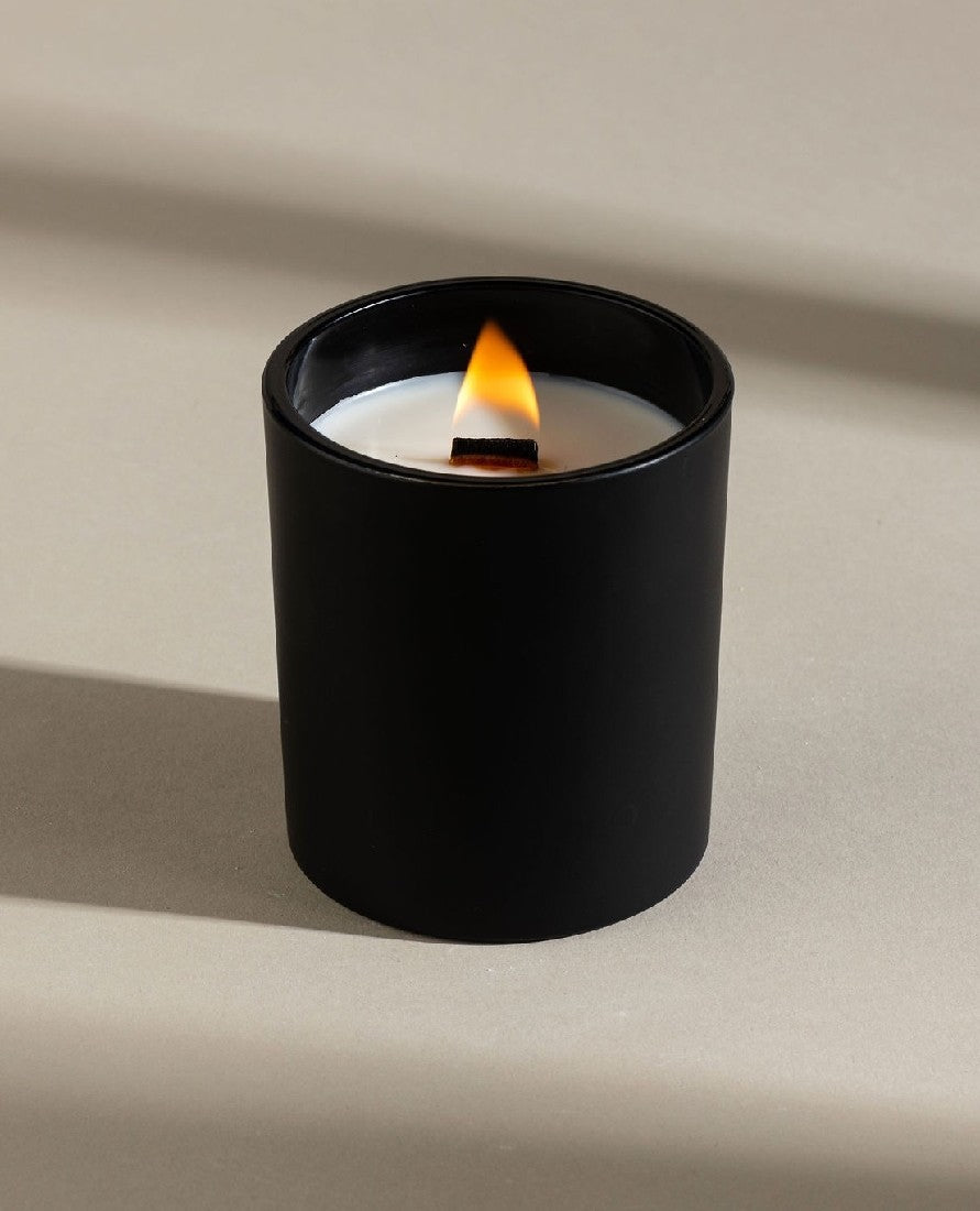 Light & Glo Candle Black Raspberry & Vanilla - Black