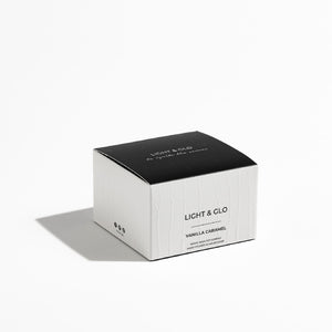 Light & Glo Travel Candle - Vanilla Caramel