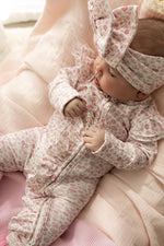 Load image into Gallery viewer, Confetti Kidz Organic Cotton Zipsuit - Seashell Bloom [SZ:NB 0000]
