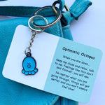 Load image into Gallery viewer, Little Joys Keyring - Optimistic Octopus 
