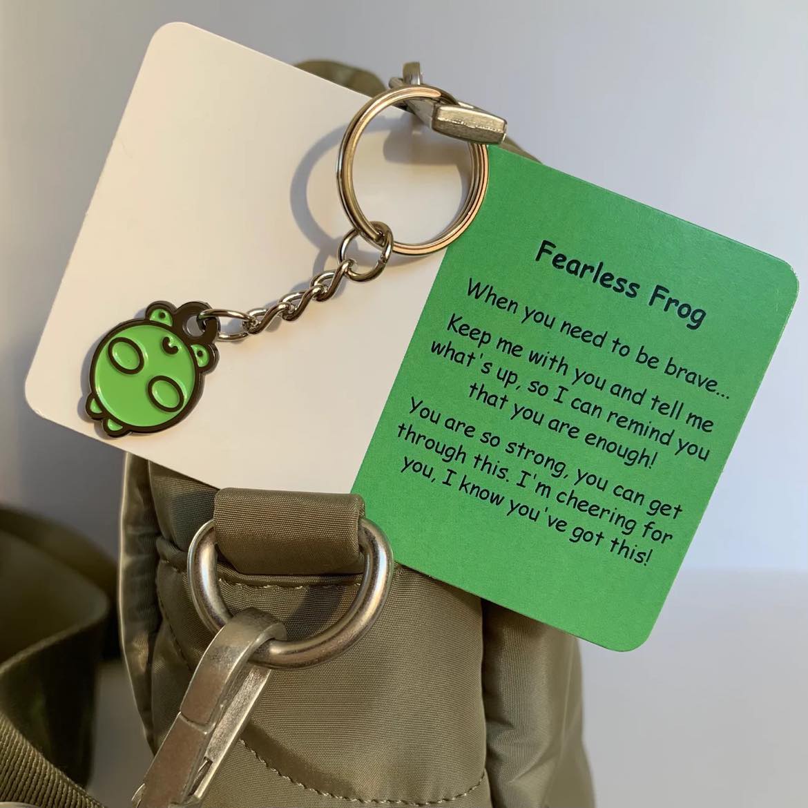 Little Joys Keyring - Fearless Frog