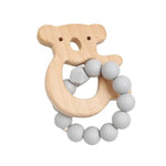 Load image into Gallery viewer, Petite Vous Silicone Teether - Koala Cloud Grey
