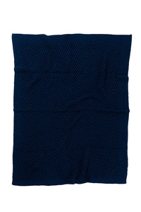 Indus Design Mini Popcorn Blanket - Indigo