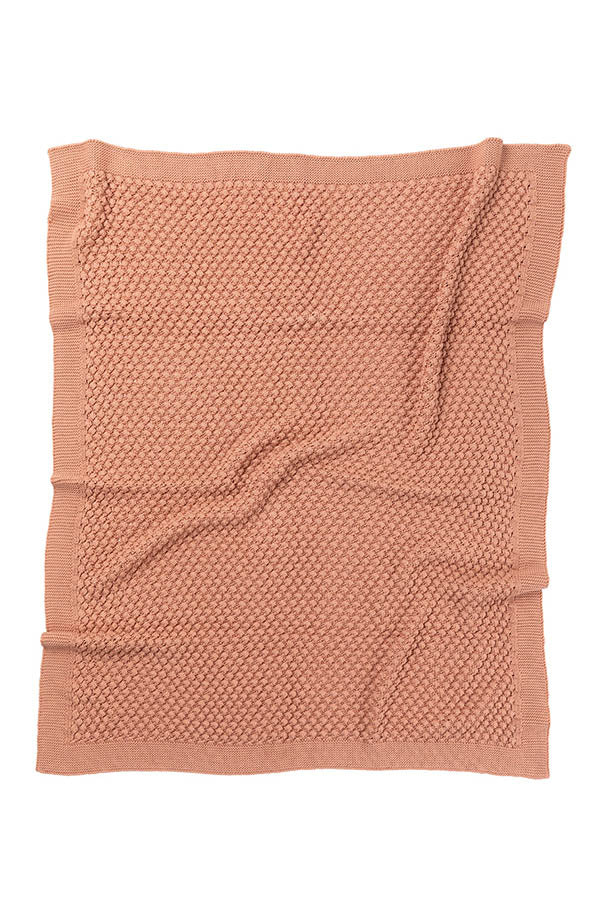 Indus Design Mini Popcorn Blanket - Blush