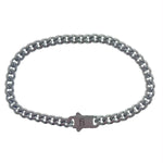 Load image into Gallery viewer, Steel &amp; Barnett - Svelte Stephen - Matte Silver - 5mm Cuban Link Stainless Steel Bracelet [CLR:STAINLESS STEEL SZ:S (18-19cm)]
