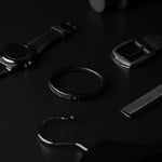 Load image into Gallery viewer, Steel &amp; Barnett - Denby Black Edition - Double Stack Braided Leather Bracelet [CLR:BLACK SZ:S (18-19cm)]
