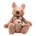 Load image into Gallery viewer, Petite Vous Plush Soft Toy - Koko The Kangaroo &amp; Baby Jojo 
