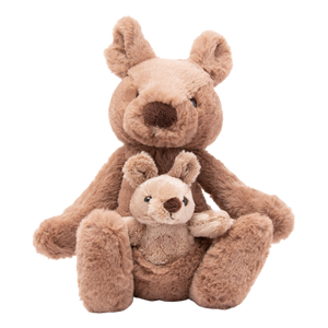 Petite Vous Plush Soft Toy - Koko The Kangaroo & Baby Jojo 