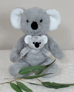 Load image into Gallery viewer, Petite Vous Plush Soft Toy - Kimiko The Koala &amp; Baby Kip
