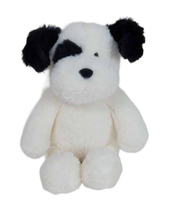 Petite Vous Plush - Mini Harry the Black & White Dog with Jumper