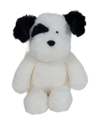 Load image into Gallery viewer, Petite Vous Plush - Mini Harry the Black &amp; White Dog with Jumper
