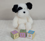 Load image into Gallery viewer, Petite Vous Plush - Mini Harry the Black &amp; White Dog with Jumper
