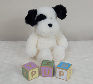 Petite Vous Plush - Mini Harry the Black & White Dog with Jumper