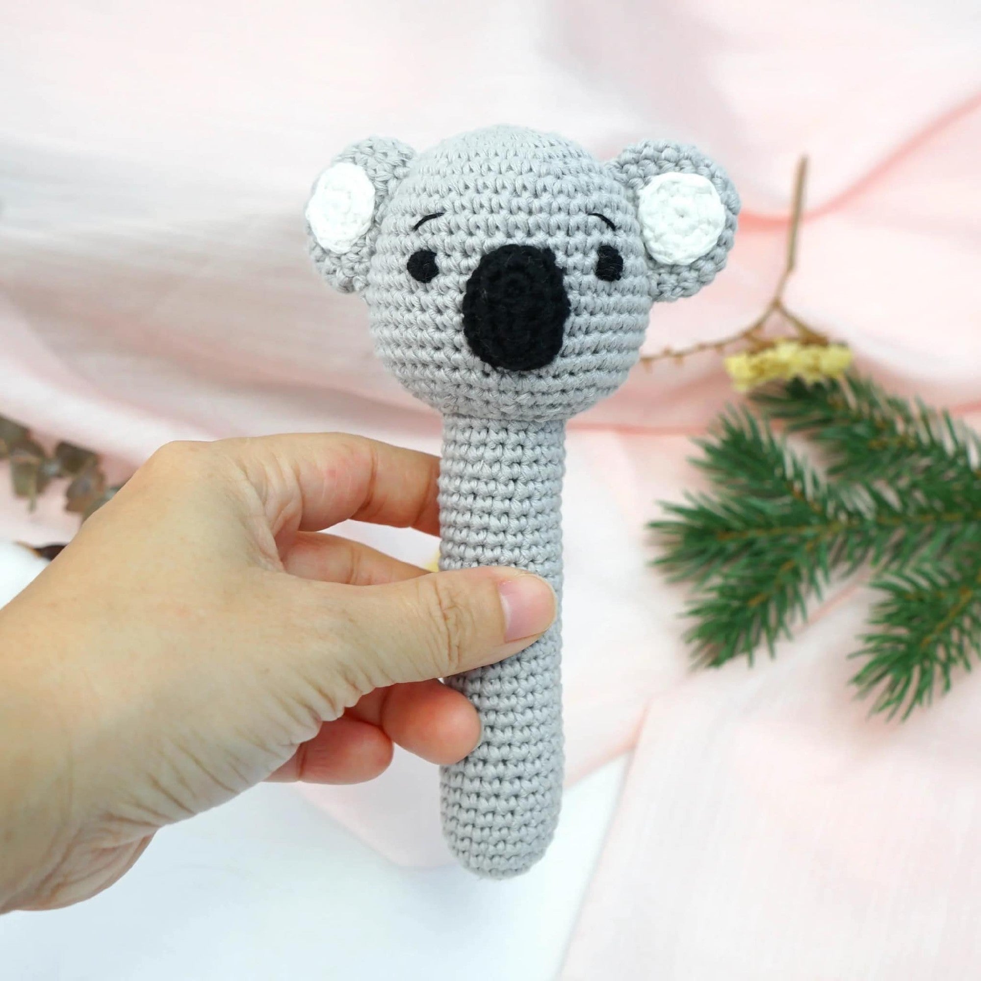 Petite Vous Crochet Hand Rattle - Kali Koala