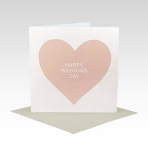 Rhicreative - Happy Wedding Day Blush Heart