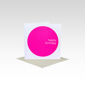 Rhicreative - Mini Fluro Pink Spot Birthday