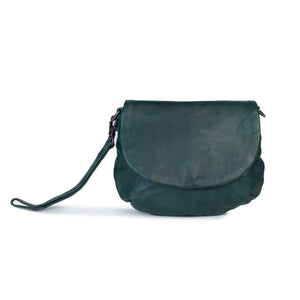 Dusky Robin Zoe Bag/Clutch - Forest Green