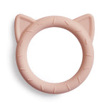 Load image into Gallery viewer, Mushie Animal Teether - Cat Blush
