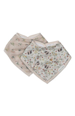 Load image into Gallery viewer, Loulou Lollipop Bandana Bib Set 2pk - Bumble Bees
