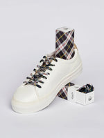 Load image into Gallery viewer, Sliwils Shoelaces - Manchester Tartan 
