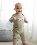 Load image into Gallery viewer, Lummi In Colour Long Sleeve Bodysuit - Chenille Koala Bear [SZ:000]
