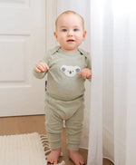 Load image into Gallery viewer, Lummi In Colour Long Sleeve Bodysuit - Chenille Koala Bear [SZ:000]
