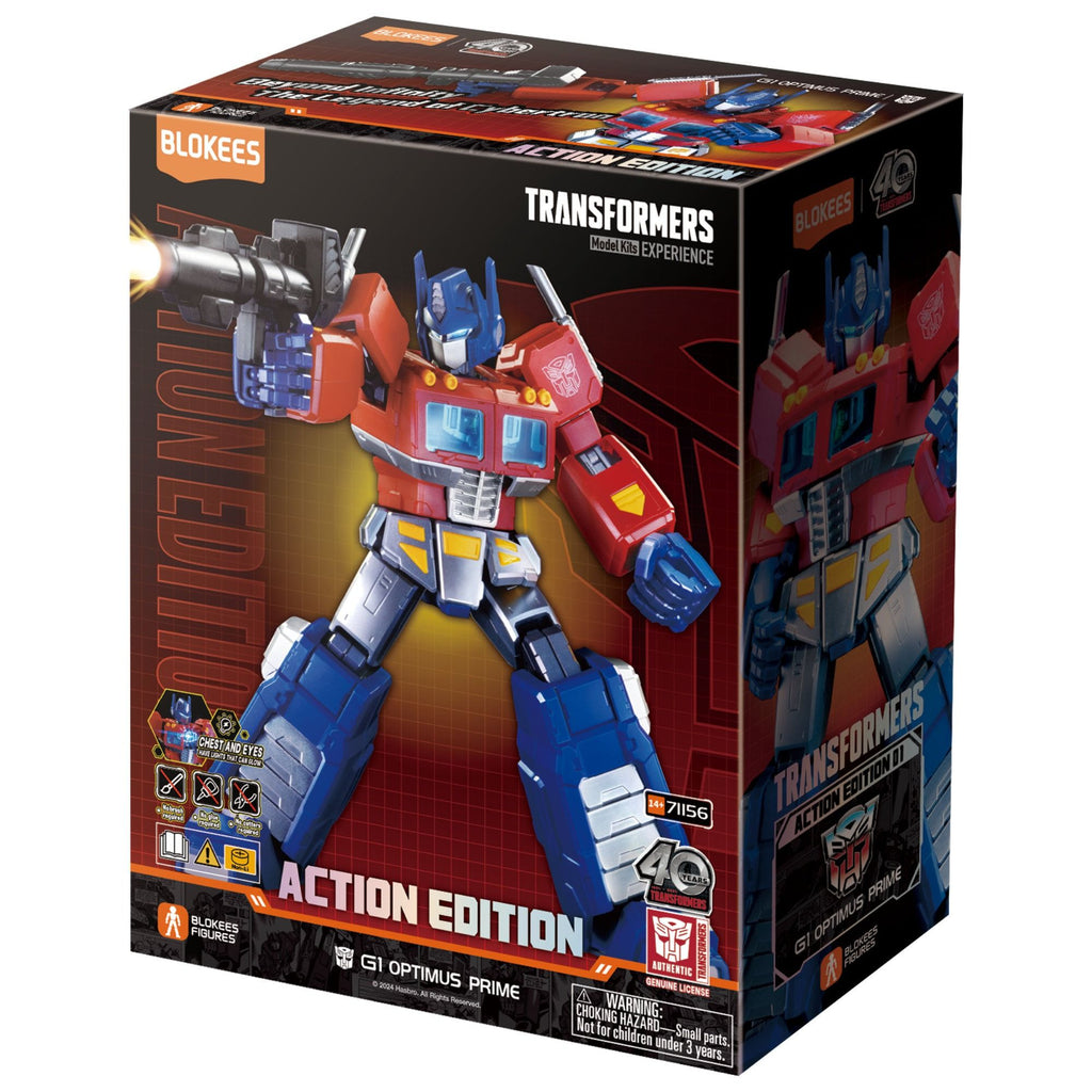 Blokees Figures - Transformers Limited Edition Model Kit G1 Optimus Prime (20cm)