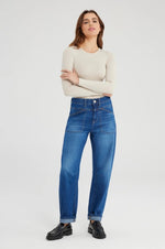 Load image into Gallery viewer, Cup of Joe Denim Selena Arc Leg Jeans - Astra Blue (L02-32" length) [SZ:XS (Size 8)]
