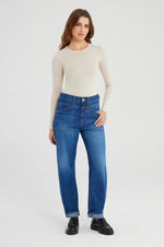 Load image into Gallery viewer, Cup of Joe Denim Selena Arc Leg Jeans - Astra Blue (L02-32" length) [SZ:XS (Size 8)]
