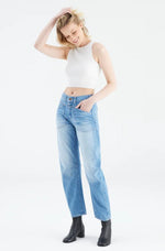 Load image into Gallery viewer, Cup of Joe Denim Selena Arc Leg Jeans - Medium Blue (L02-32" length) [SZ:XS (Size 8)]

