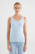 Load image into Gallery viewer, Cup of Joe Denim Regular Tank Top Olivia - Baby Blue [SZ:S]
