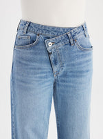 Load image into Gallery viewer, Cup of Joe Denim Cora Relaxed Straight Jeans - Medium Blue (L01-30" length) [SZ:26 (Size 8)]
