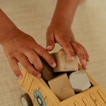Load image into Gallery viewer, Little Dutch Wooden Garbage Dump Truck
