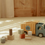 Load image into Gallery viewer, Little Dutch Wooden Garbage Dump Truck
