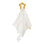 Load image into Gallery viewer, Little Dutch Newborn Naturals Cuddle Cloth With Teething Ring - Star
