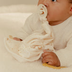 Load image into Gallery viewer, Little Dutch Newborn Naturals Cuddle Cloth With Teething Ring - Star
