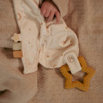 Load image into Gallery viewer, Little Dutch Newborn Naturals Cuddle Cloth With Teething Ring - Star
