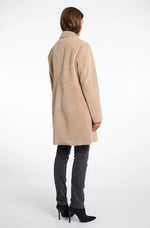 Load image into Gallery viewer, Rino &amp; Pelle Faux Fur Coat Lenna - Toffee Size 38
