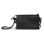 Load image into Gallery viewer, Dusky Robin Luxe Collection Bethany Zip Clutch - Pebbled Black
