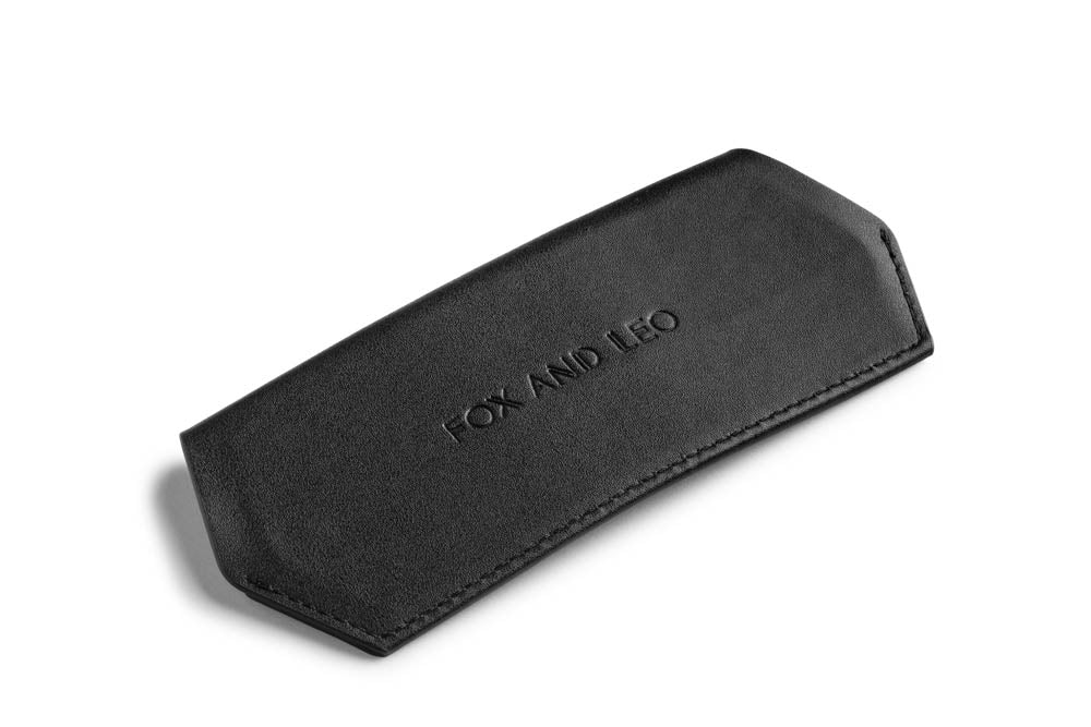 Fox and Leo Glasses Case - Black