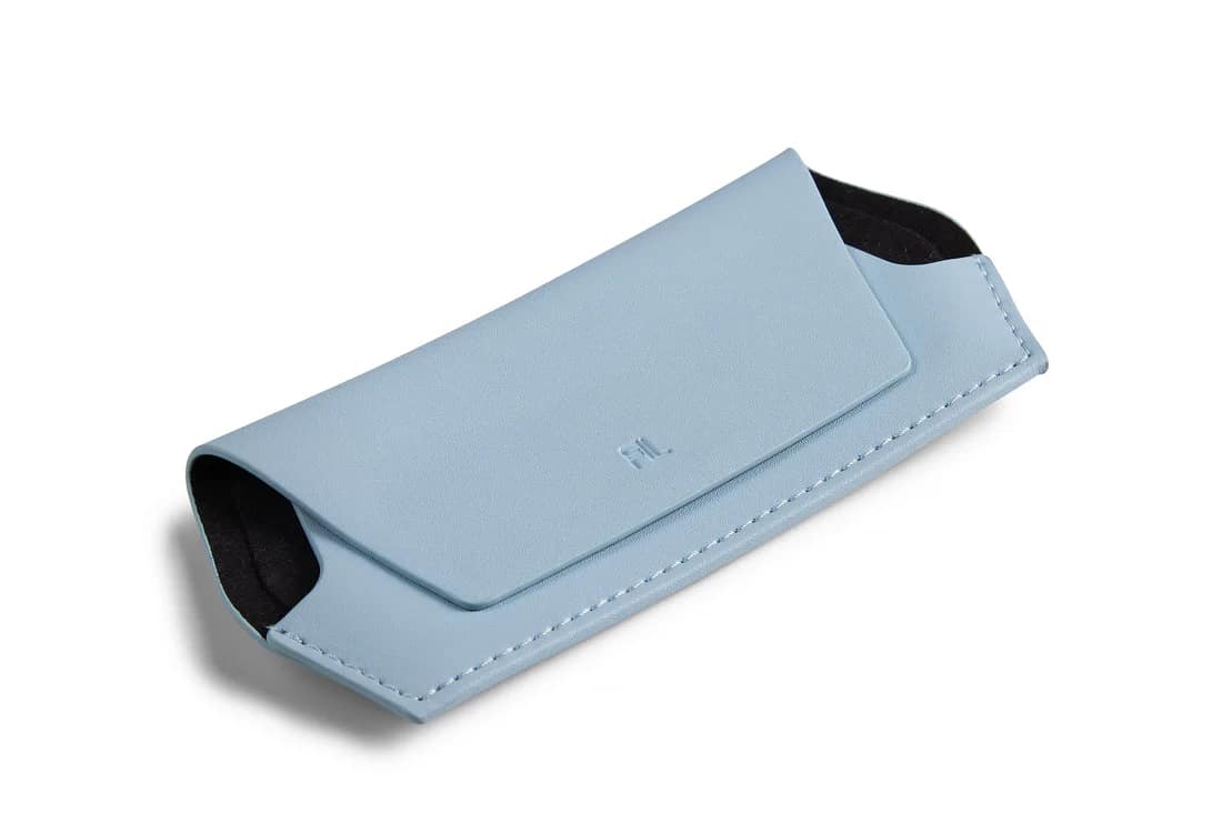 Fox and Leo Glasses Case - Sky Blue