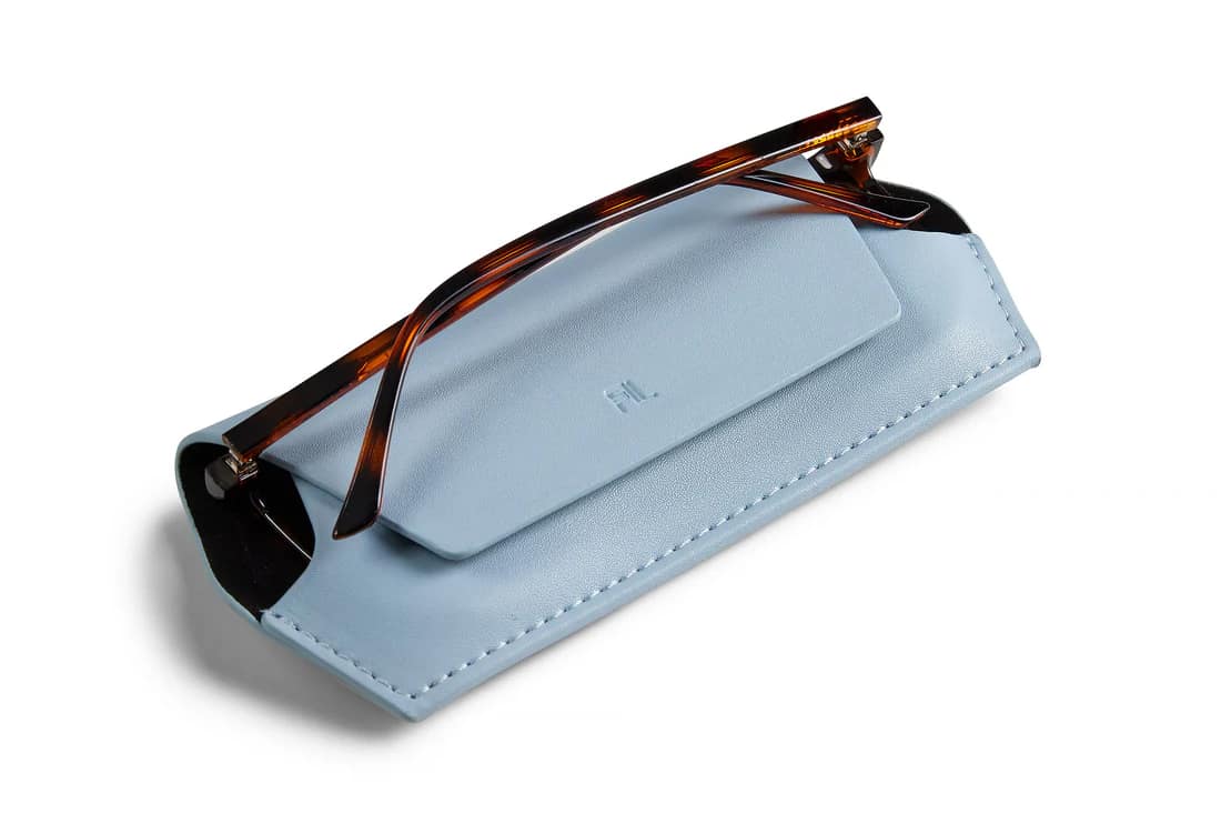 Fox and Leo Glasses Case - Sky Blue