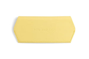 Fox and Leo Glasses Case - Yellow