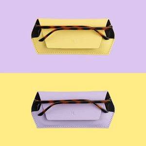 Fox and Leo Glasses Case - Yellow