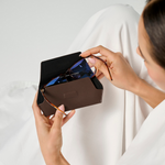 Load image into Gallery viewer, Fox and Leo Glasses Case - Chocolate
