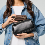 Load image into Gallery viewer, Fox and Leo Glasses Case - Chocolate
